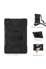 Newface Samsung Galaxy P610 Tab S6 Lite 10.4 Kılıf Amazing Tablet Kapak - Siyah - Görsel 2