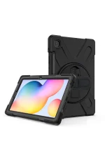 Newface Samsung Galaxy P610 Tab S6 Lite 10.4 Kılıf Amazing Tablet Kapak - Siyah - Görsel 4