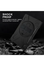 Newface Samsung Galaxy P610 Tab S6 Lite 10.4 Kılıf Amazing Tablet Kapak - Siyah - Görsel 5