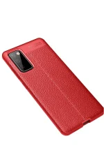 Newface Samsung Galaxy S20 FE Kılıf Auto Focus Kapak - Kırmızı - Görsel 2