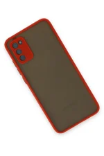 Newface Samsung Galaxy S20 FE Kılıf Montreal Silikon Kapak - Kırmızı - Görsel 2