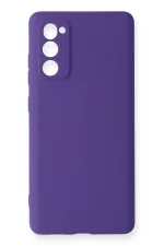 Newface Samsung Galaxy S20 FE Kılıf Nano içi Kadife Silikon - Mor