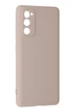 Newface Samsung Galaxy S20 FE Kılıf Nano içi Kadife Silikon - Pudra - Görsel 2