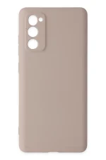 Newface Samsung Galaxy S20 FE Kılıf Nano içi Kadife Silikon - Pudra