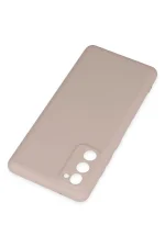 Newface Samsung Galaxy S20 FE Kılıf Nano içi Kadife Silikon - Pudra - Görsel 3