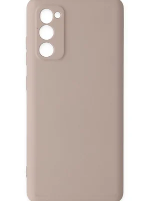 Newface Samsung Galaxy S20 FE Kılıf Nano içi Kadife Silikon - Pudra