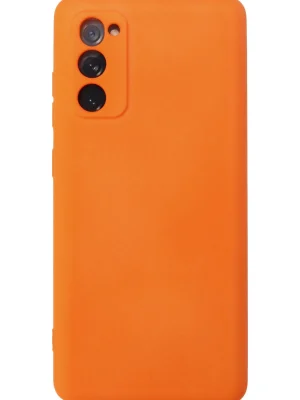 Newface Samsung Galaxy S20 FE Kılıf Nano içi Kadife Silikon - Turuncu