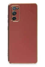 Newface Samsung Galaxy S20 FE Kılıf Volet Silikon - Kırmızı