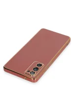 Newface Samsung Galaxy S20 FE Kılıf Volet Silikon - Kırmızı - Görsel 4