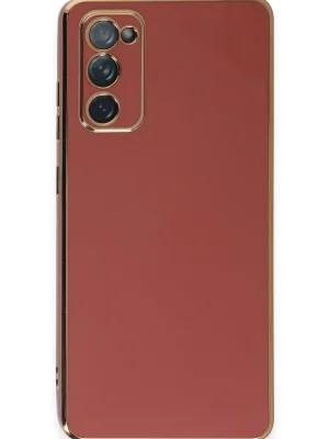 Newface Samsung Galaxy S20 FE Kılıf Volet Silikon - Kırmızı