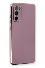 Newface Samsung Galaxy S20 FE Kılıf Volet Silikon - Mor
