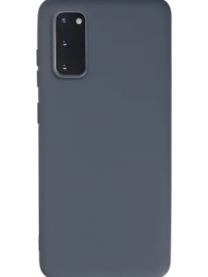 Newface Samsung Galaxy S20 Kılıf Nano içi Kadife Silikon - Gri