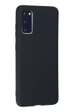 Newface Samsung Galaxy S20 Kılıf Nano içi Kadife Silikon - Lacivert - Görsel 3