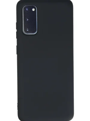 Newface Samsung Galaxy S20 Kılıf Nano içi Kadife Silikon - Lacivert