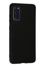 Newface Samsung Galaxy S20 Kılıf Nano içi Kadife Silikon - Siyah - Görsel 3