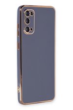 Newface Samsung Galaxy S20 Kılıf Volet Silikon - Mavi - Görsel 2