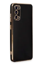 Newface Samsung Galaxy S20 Kılıf Volet Silikon - Siyah - Görsel 2