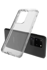 Newface Samsung Galaxy S20 Plus Kılıf Lüx Şeffaf Silikon