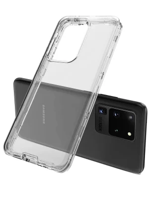 Newface Samsung Galaxy S20 Plus Kılıf Lüx Şeffaf Silikon