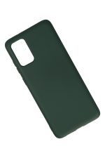 Newface Samsung Galaxy S20 Plus Kılıf Nano içi Kadife Silikon - Koyu Yeşil - Görsel 3