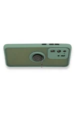 Newface Samsung Galaxy S20 Ultra Kılıf Montreal Yüzüklü Silikon Kapak - Yeşil - Görsel 3