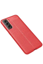 Newface Samsung Galaxy S21 FE Kılıf Auto Focus Kapak - Kırmızı - Görsel 2