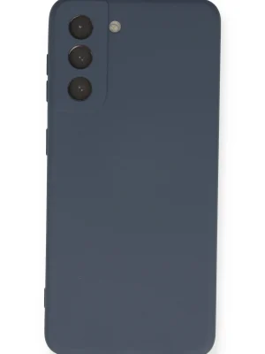Newface Samsung Galaxy S21 Kılıf Nano içi Kadife Silikon - Gri