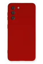 Newface Samsung Galaxy S21 Kılıf Nano içi Kadife Silikon - Kırmızı