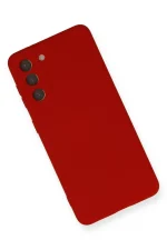 Newface Samsung Galaxy S21 Kılıf Nano içi Kadife Silikon - Kırmızı - Görsel 3