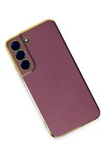 Newface Samsung Galaxy S21 Kılıf Volet Silikon - Kırmızı - Görsel 2