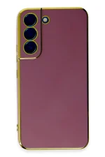 Newface Samsung Galaxy S21 Kılıf Volet Silikon - Kırmızı