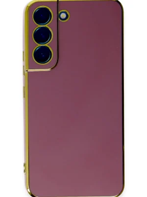 Newface Samsung Galaxy S21 Kılıf Volet Silikon - Kırmızı