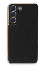 Newface Samsung Galaxy S21 Kılıf Volet Silikon - Siyah