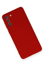 Newface Samsung Galaxy S21 Plus Kılıf Nano içi Kadife  Silikon - Kırmızı - Görsel 3