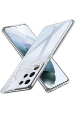 Newface Samsung Galaxy S21 Ultra Kılıf Lüx Şeffaf Silikon