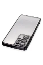 Newface Samsung Galaxy S21 Ultra Kılıf Razer Lensli Silikon - Siyah - Görsel 3