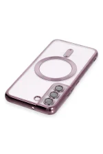 Newface Samsung Galaxy S22 Kılıf Kross Magneticsafe Kapak - Mor - Görsel 3