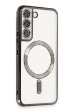 Newface Samsung Galaxy S22 Kılıf Kross Magneticsafe Kapak - Siyah - Görsel 2