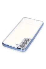 Newface Samsung Galaxy S22 Kılıf Razer Lensli Silikon - Açık Mavi - Görsel 3