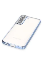 Newface Samsung Galaxy S22 Kılıf Razer Lensli Silikon - Açık Mavi - Görsel 4