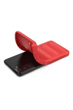 Newface Samsung Galaxy S22 Plus Kılıf Optimum Silikon - Kırmızı - Görsel 4