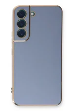 Newface Samsung Galaxy S22 Plus Kılıf Volet Silikon - Mavi - Görsel 2