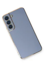 Newface Samsung Galaxy S22 Plus Kılıf Volet Silikon - Mavi - Görsel 3
