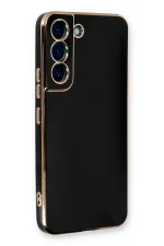 Newface Samsung Galaxy S22 Plus Kılıf Volet Silikon - Siyah