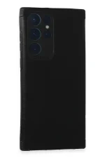 Newface Samsung Galaxy S22 Ultra Kılıf Loop Deri Silikon - Siyah