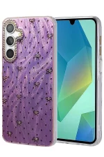 Newface Samsung Galaxy S23 FE Kılıf Blade Aynalı Desenli Kapak - Desen 2