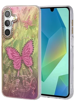 Newface Samsung Galaxy S23 FE Kılıf Blade Aynalı Desenli Kapak - Desen 5