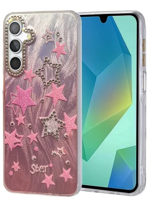 Newface Samsung Galaxy S23 FE Kılıf Blade Aynalı Desenli Kapak - Desen 7