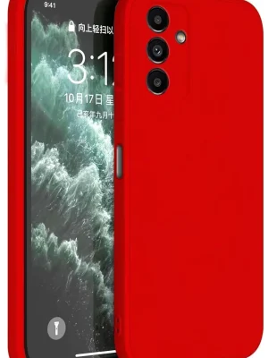 Newface Samsung Galaxy S23 FE Kılıf First Silikon - Kırmızı