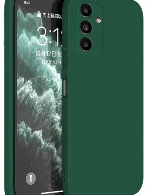 Newface Samsung Galaxy S23 FE Kılıf First Silikon - Koyu Yeşil